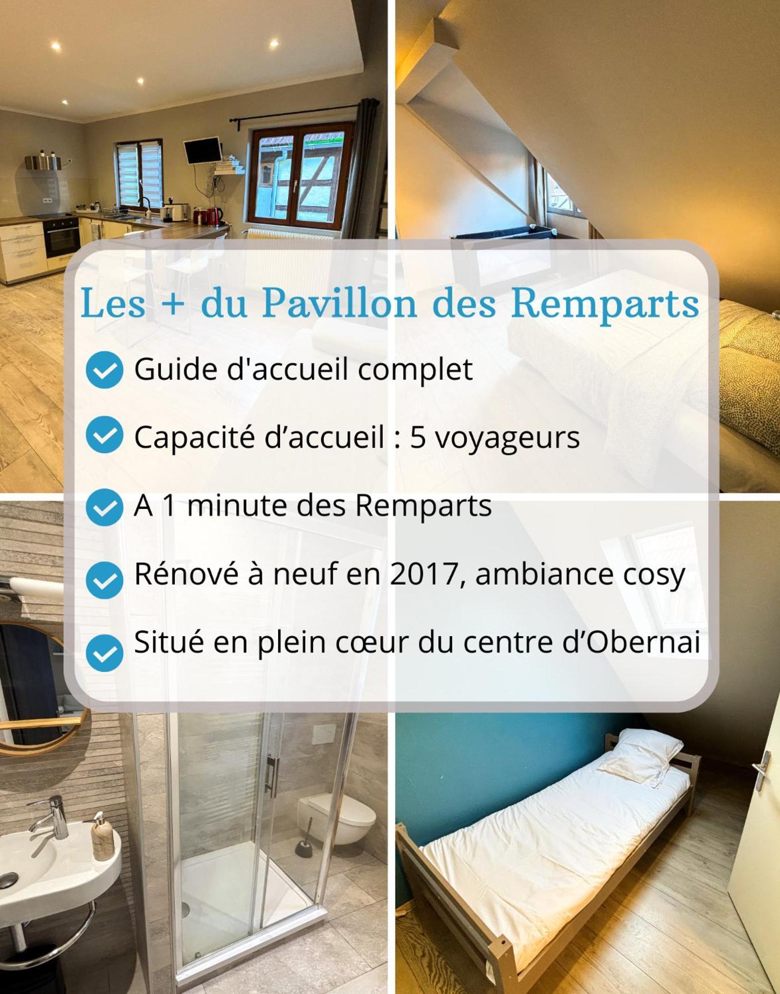 Le Pavillon Des Remparts - Commerces A Proximite - Centre-Ville - Appartement Cosy 奥贝奈 外观 照片